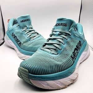 Hoka One Bondi 7. Women's Running Shoes. Aquarelle. Size 10